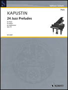 24 Jazz Preludes, Op. 53 piano sheet music cover